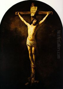 Christ On The Cross by Harmenszoon van Rijn Rembrandt