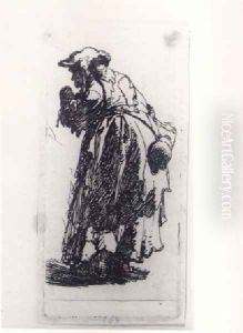 Old Beggar Woman With A Gourd 1630