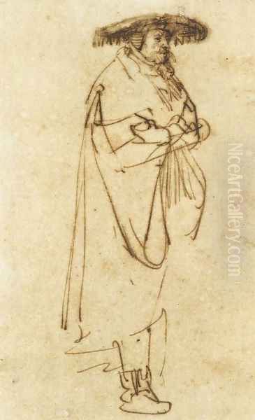 Man with Wide-Brimmed Hat 1632-39 - view 1