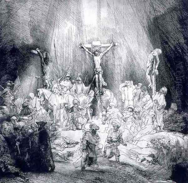 Le Christ Entre Deux Larrons,louvre 1653 - view 1