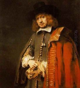Jan Six 1654 by Harmenszoon van Rijn Rembrandt