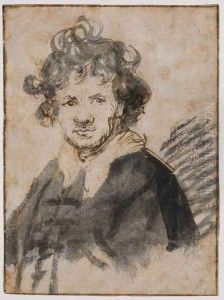 Self Portrait by Harmenszoon van Rijn Rembrandt