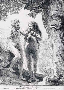 The Fall of Man by Harmenszoon van Rijn Rembrandt