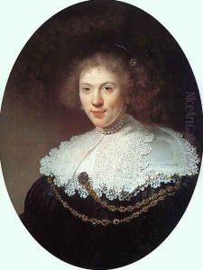 Woman Wearing a Gold Chain 1634