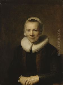 Portrait of Baartgen Martens Doomer 1640 by Harmenszoon van Rijn Rembrandt