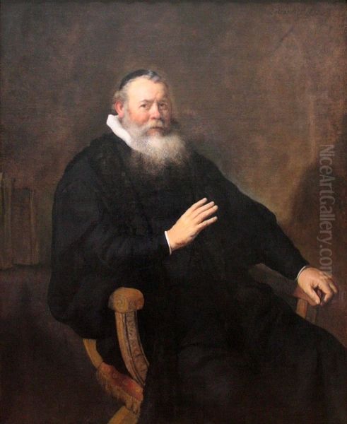 Portrait of Eleazer Swalmius 1637 - view 1