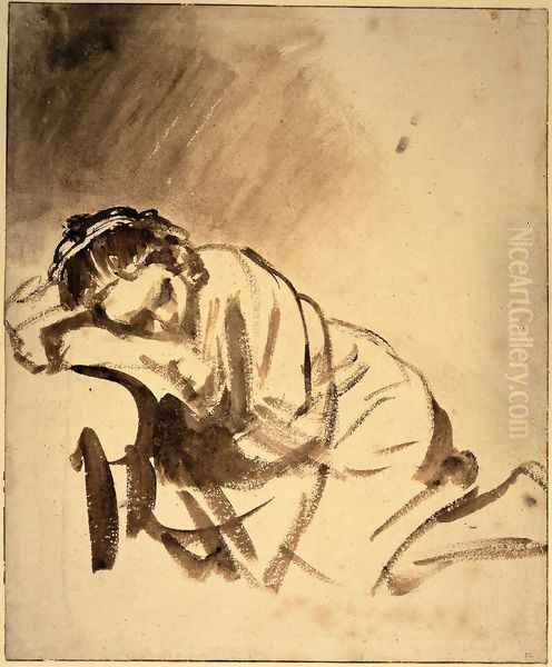 Hendrickje sleeping - view 1