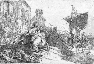 The Ship of Fortune by Harmenszoon van Rijn Rembrandt