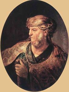 Portrait of a Man in Oriental Garment 1633 by Harmenszoon van Rijn Rembrandt