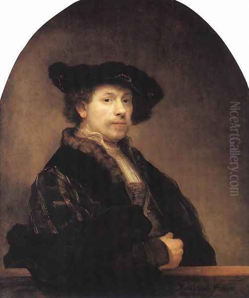 Self-portrait 1640 by Harmenszoon van Rijn Rembrandt