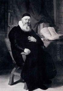 Portrait Of Johannes Elison by Harmenszoon van Rijn Rembrandt