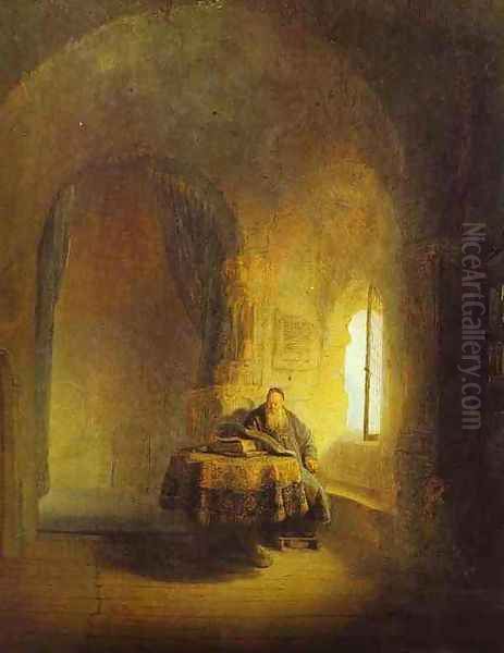 Philosopher Reading - view 1