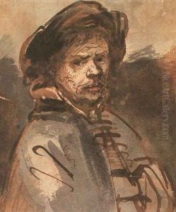 Self-Portrait 1630s by Harmenszoon van Rijn Rembrandt