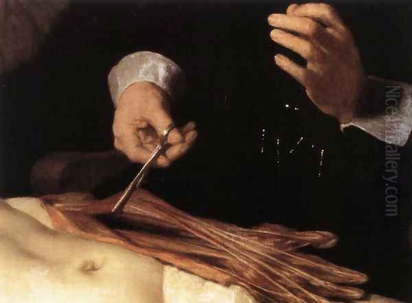 The Anatomy Lecture of Dr. Nicolaes Tulp (detail) 1632 - view 1