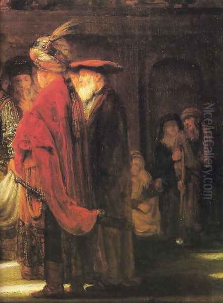 Christ and the Woman Taken in Adultery (detail) - view 1