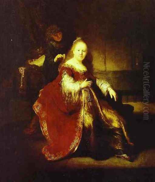 Esther Preparing to Intercede with Assuerus - view 1