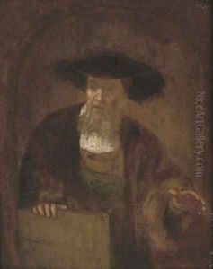 Portrait of an old man by Harmenszoon van Rijn Rembrandt