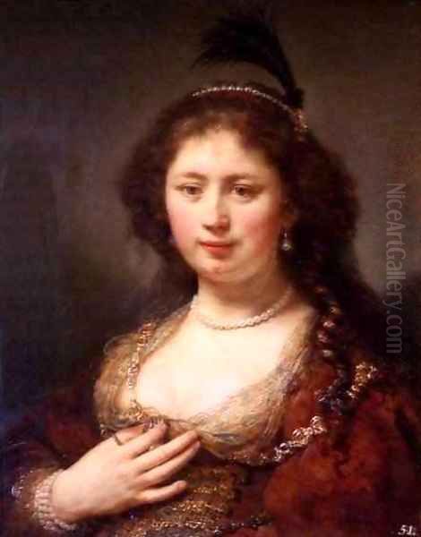 Lady with a Plume - view 1
