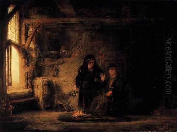 Tobit's Wife with the Goat - view 1