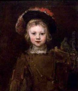 Portrait of a Boy Presumed to be the Artists Son Titus by Harmenszoon van Rijn Rembrandt