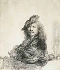 Self-Portrait 3 by Harmenszoon van Rijn Rembrandt