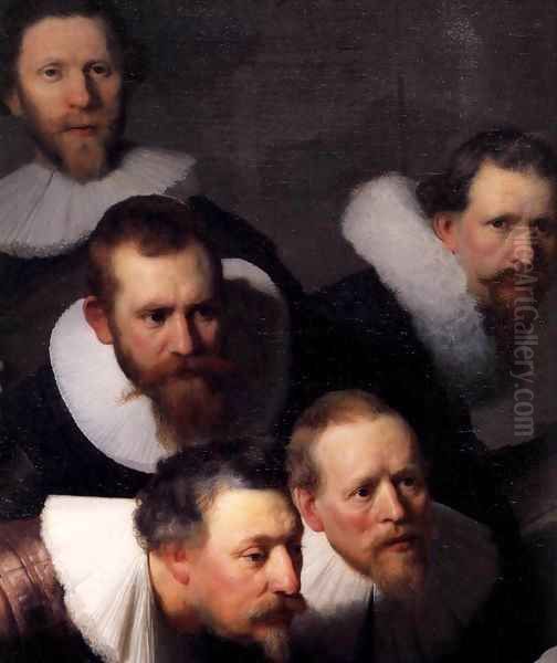 The Anatomy Lecture of Dr. Nicolaes Tulp (detail) - view 1