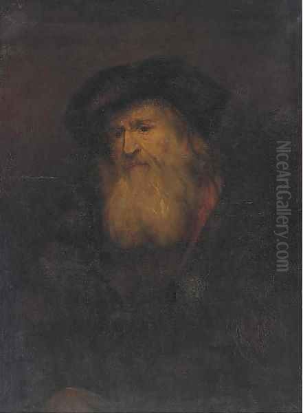 A man, bust-length, with a beard - view 1