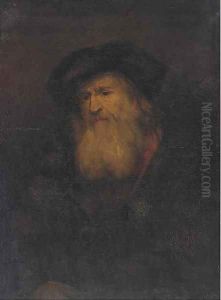 A man, bust-length, with a beard