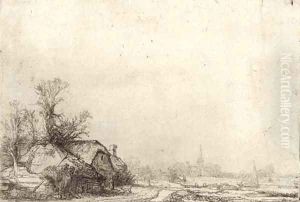 Cottage beside a Canal A View of Diemen