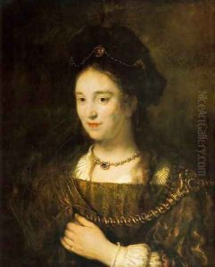 Saskia, the Artist's Wife by Harmenszoon van Rijn Rembrandt
