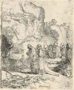 Christ carried to the Tomb by Harmenszoon van Rijn Rembrandt