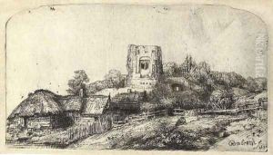 Landscape with a square Tower