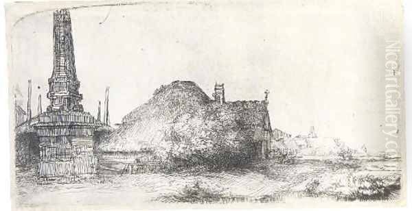 Landscape with an Obelisk - view 1