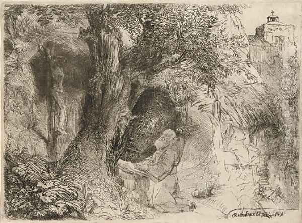 Saint Francis beneath a Tree praying - view 1