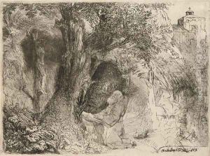 Saint Francis beneath a Tree praying