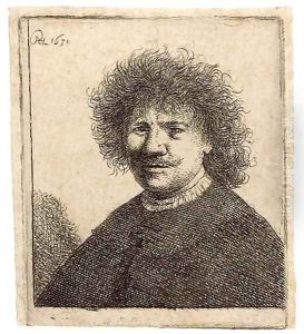 Self-Portrait in a Cloak with a falling Collar Bust