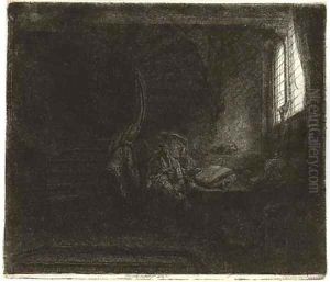 Saint Jerome in a dark Chamber
