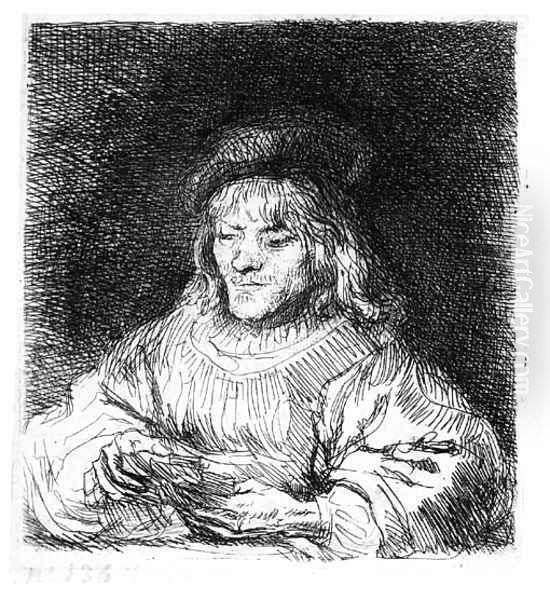 The Card Player - view 1