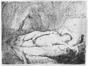 Jupiter and Antiope Small plate Jupiter and Antiope Small plate