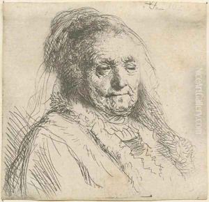 The Great Jewish Bride 2 by Harmenszoon van Rijn Rembrandt