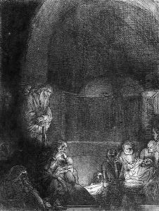 The Entombment 2 by Harmenszoon van Rijn Rembrandt
