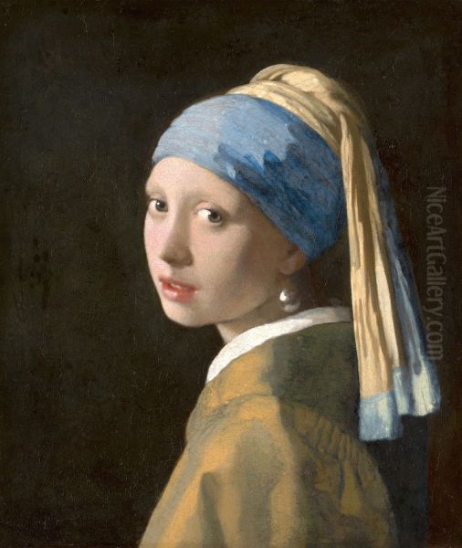 Girl with a Pearl Earring c. 1665 - view 1