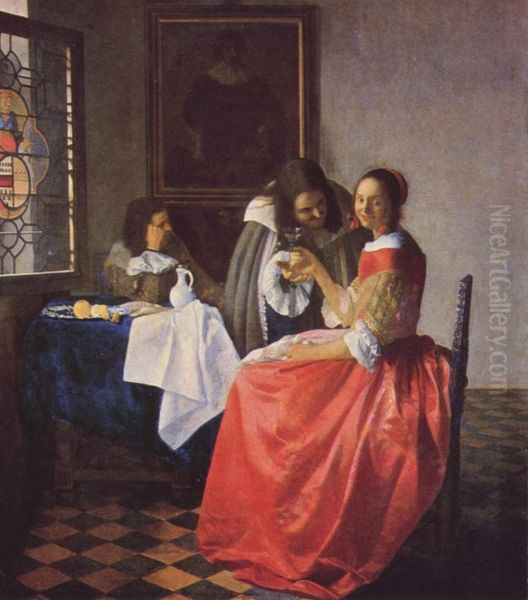 A Lady and Two Gentlemen c. 1659 - view 1