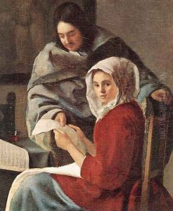 Girl Interrupted at Her Music (detail) 1660-61