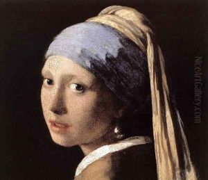 Girl with a Pearl Earring (detail-1) c. 1665