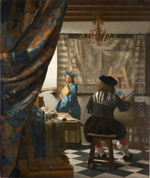 The Artist's Studio 1665 - view 1