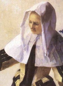 Young Woman with a Water Jug (detail-2) 1660-62