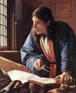 The Geographer (detail) c. 1668
