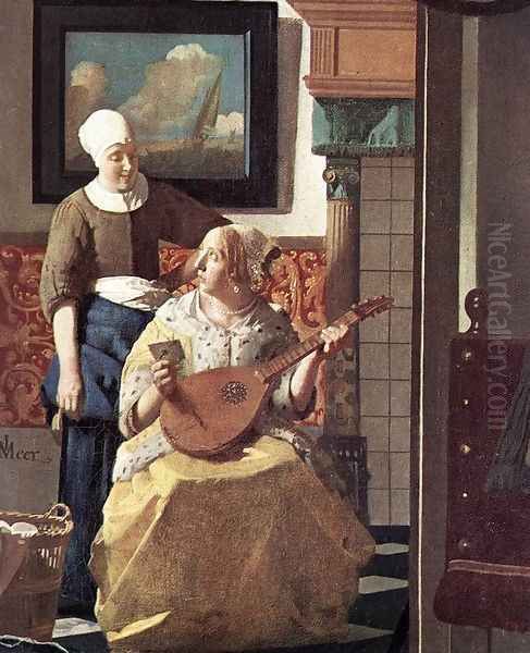 The Love Letter (detail-1) 1667-68 - view 1