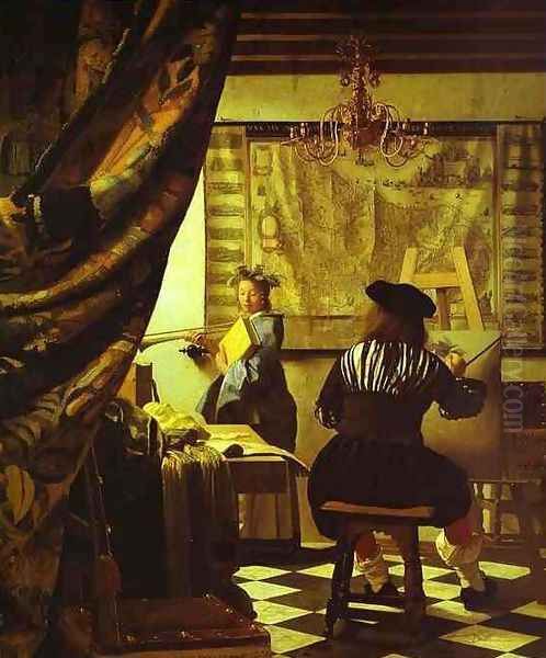 The Art of Painting by Jan Vermeer Van Delft